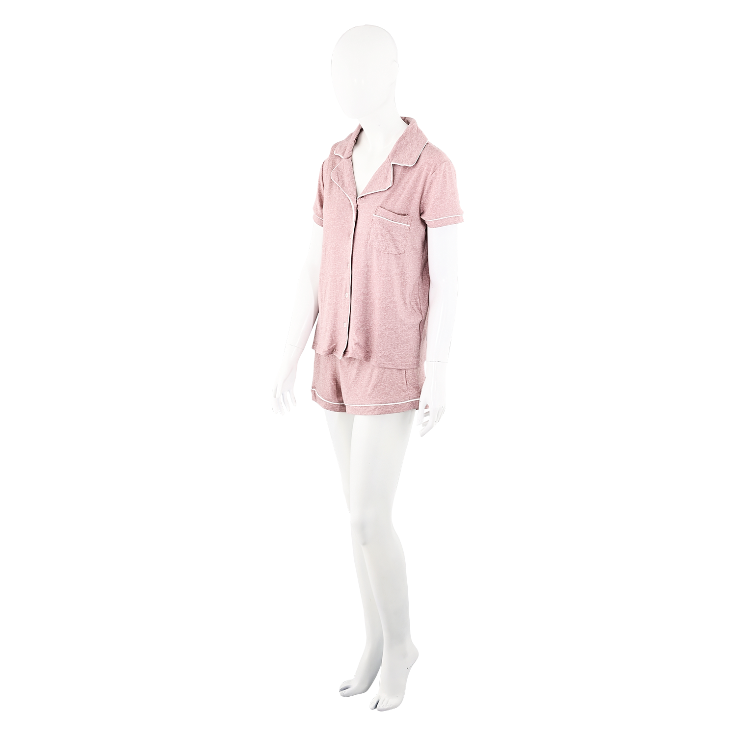Pijama rosa en maniquí